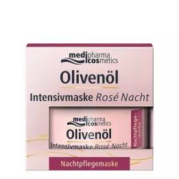 OLIVENÖL INTENSIVMASKE Rose nattkrem, 50 ml