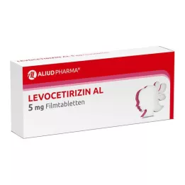LEVOCETIRIZIN AL 5 mg filmdrasjerte tabletter, 20 stk
