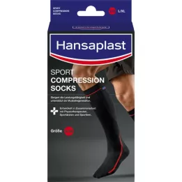 Hansaplast Sport komprimering Sokker Størrelse M, 2 stk
