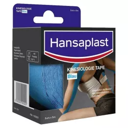 HANSAPLAST Sport Kinesiology Tape 5 cmx5 m blå, 1 stk