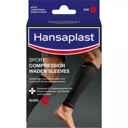 Hansaplast Sport komprimering Calf Sleeves Størrelse L, 2 stk