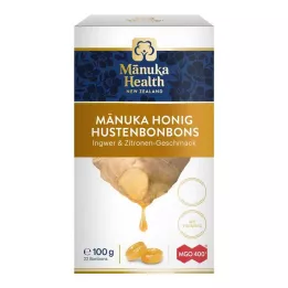 MANUKA HEALTH MGO 400+ Lollipops ingefær-sitron, 100 g