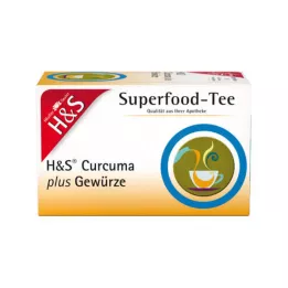 H&amp;S Curcuma Plus Spices Filter Bag, 20x1.5 g