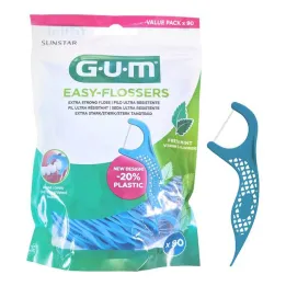 GUM Easy-Flossers tanntråd inkl. holder, 90 stk