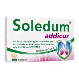 SOLEDUM addicur 200 mg gastroresistente myke kapsler, 100 stk