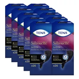 TENA SILHOUETTE Truseinnlegg normal noir, 26 stk