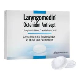 Laryngomedine Octenidine Antisept, 24 stk