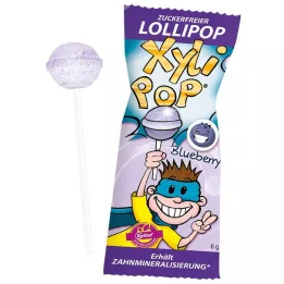 MIRADENT XyliPOP Lolli tannpleie Lolli blåbær 1X6 g, 1X6 g