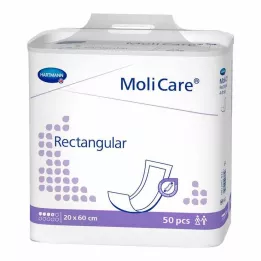 MOLICARE rektangulær 4 dråper 20x60 cm, 50 stk