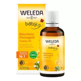 WELEDA Babymagemassasjeolje, 50 ml