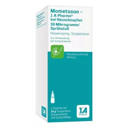 MOMETASON 1A Phar.b.Høysnue 50μg/spray 140, 18 g