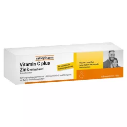 VITAMIN C PLUS Sinkratiopharm brusetabletter, 20 stk