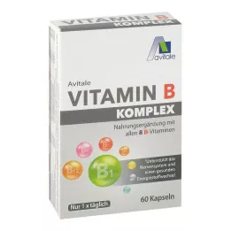 Vitamin B kompleks kapsler, 60 stk