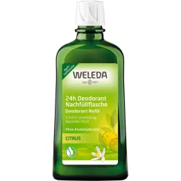 WELEDA Citrus 24h Deodorant Refill Bottle, 200 ml