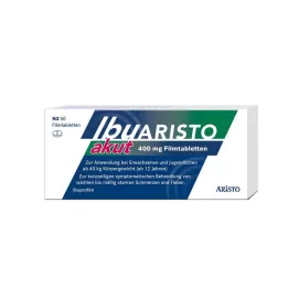 IBUARISTO akutt 400 mg filmdrasjerte tabletter, 50 stk