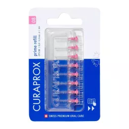 CURAPROX CPS 08 prime Interdental Brushes Refill, 8 stk