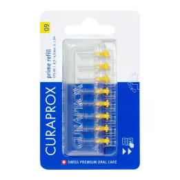 CURAPROX CPS 09 prime interdental børstepåfylling, 8 stk