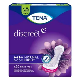 TENA® diskrete Normal Night-puter for inkontinens, 20 stk