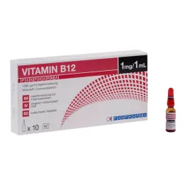 Vitamin B12 Panpharma 1000 µg/ml injeksjonsvæske, 10X1 ml