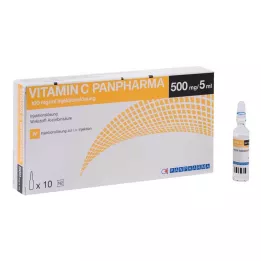 VITAMIN C PANPHARMA 100 mg/ml injeksjonsvæske, oppløsning, 10X5 ml