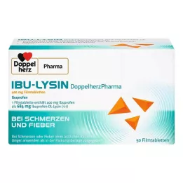IBU-LYSIN DoppelherzPharma 400 mg filmdrasjerte tabletter, 50 stk