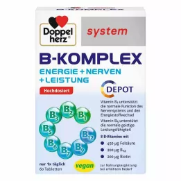 DOPPELHERZ B-kompleks systemtabletter, 60 stk