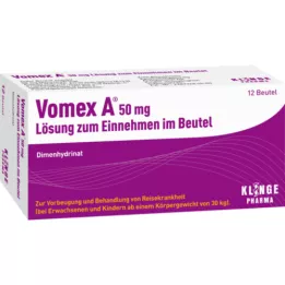 VOMEX A 50 mg LSG.Z. Godta i posen, 12 stk