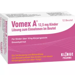 VOMEX A 12,5 mg barn LSG.Z. Godta i posen, 12 stk