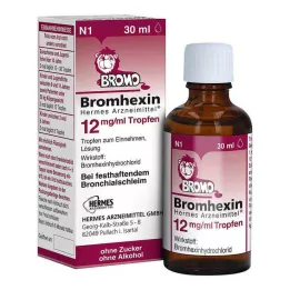 BROMHEXIN Hermes Arzneimittel 12 mg/ml dråper, 30 ml
