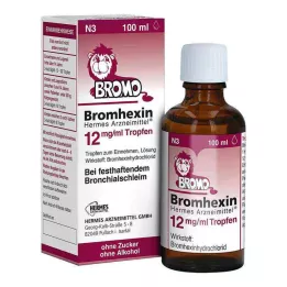 BROMHEXIN Hermes Arzneimittel 12 mg/ml dråper, 100 ml