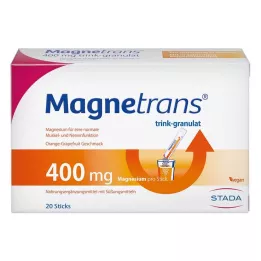 MAGNETRANS 400 mg drikkegranulat, 20X5,5 g