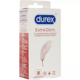 DUREX ekstra tynne kondomer, 8 stk