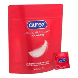 DUREX Feeling Ekte ultratynne kondomer, 40 stk