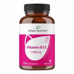 Vitamin B12 1000 µg pastiller veganske, 120 stk