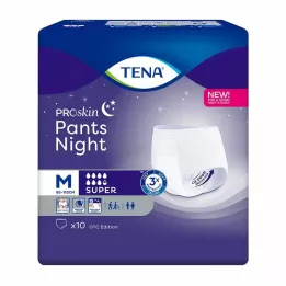 TENA PANTS natt super M engangsbukser, 10 stk