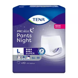 TENA PANTS natt super L engangsbukser, 10 stk