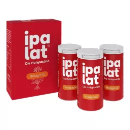 IPALAT Halspastiller honning mild uten mentol sukkerfri, 120 stk