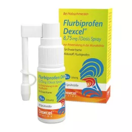 FLURBIPROFEN Dexcel 8,75 mg/dose spray munnhule, 15 ml
