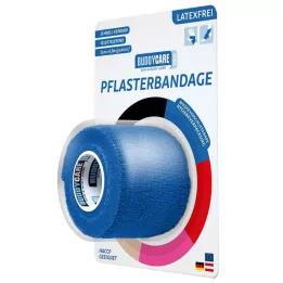 PFLASTERBANDAGE Latex -Free BUDDYCARE MED Blue, 1 stk