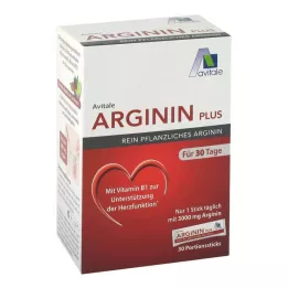 ARGININ PLUS Vitamin B1+B6+B12+Folsyrepinner, 30X5,9 g