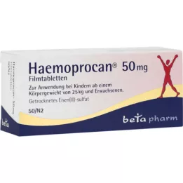 HAEMOPROCAN 50 mg filmbelagte tabletter, 50 stk