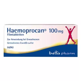 HAEMOPROCAN 100 mg filmdrasjerte tabletter, 50 stk