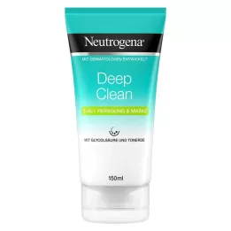Neutrogena Dyp ren 2-i-1 rengjøring og maske, 150 ml