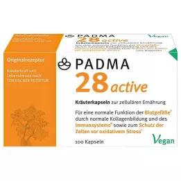PADMA 28 aktive kapsler, 100 stk