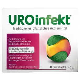 UROINFEKT 864 mg filmdrasjerte tabletter, 14 stk