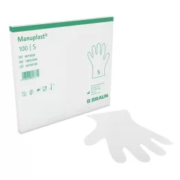 MANUPLAST En gang hansker PE Gr.S, 100 stk