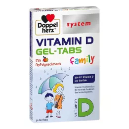 Doppelherz Vitamin D Gel Tabs Family System, 30 stk