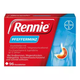 RENNIE Tyggetabletter, 96 stk