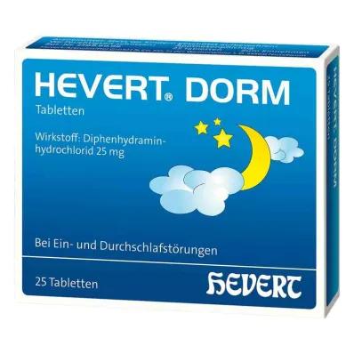 Hevert Dorm-tabletter (25 stykker) Hevert Dorm-tabletter (25 stykker)
