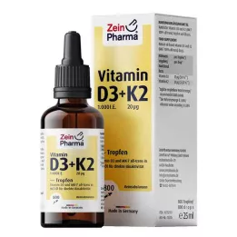 VITAMIN D3+K2 MK-7 dråper til oral bruk, høy dose, 25 ml